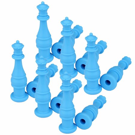 THE PENCIL GRIP Chess King Silicone Chewable Pencil Topper, 6PK 438